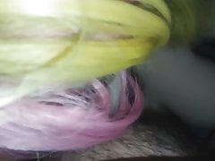 Riley's first blowjob