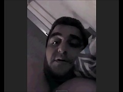 argentinian bear watching my cock - just watching