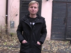 Cheerful blonde hottie fucked in the ass in POV