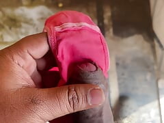 I masturbated and Cum on my Neighbor's Dirty Panty which has Incredible Smell