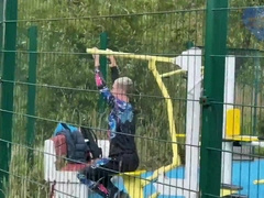 Humping a adorable lad on the street and cramming his butt with spunk