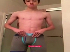 Fat Cock Twink Jerking Before Shower 3