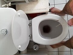 Pee toilet with big dick good