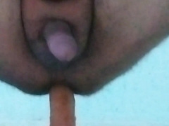 Inserting it all in the caboose