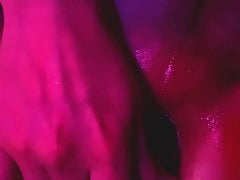 Wife plays with plug and fingers in my ass