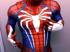 Guyzentai's Spiderman tries to get off with no help from his own weenie