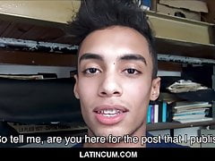 Young Amateur Latino Boy With Braces Fucked For Cash