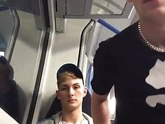 British Chavs fucking in the Train