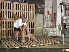 Chase Parker restrained and tormented by DILF Sebastian Kane