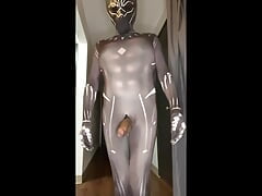 Hard Black Panther Boner and Anal Play
