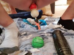 Poolballdildo fuck