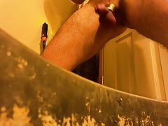 Flopping cock with ball weight