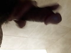 In the shower