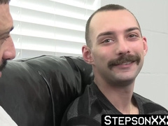 StepsonXXX.com - My horny stepdad Marco Napoli and my stepbro bred my deep ass