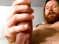 I'm eating my cum from my dick when vibrator is pleasing me