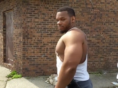 Big Bulging Biceps On Display