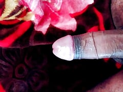Indian Hairy dick morning jerk off