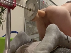 A rigid fuckmashine workout for my boypussy after a smallish break