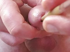 Sounding my cock