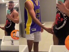 the strongman caught me in the gym douche