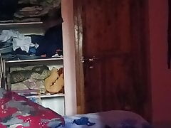 Solo guy Masturbating in bed room