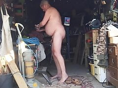 Risky wank outside my garage