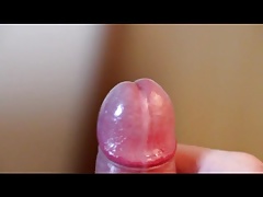 big cumload close up