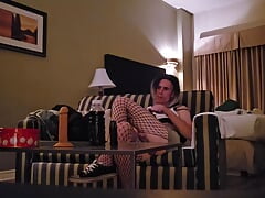 SexyFilomena at her hotel room