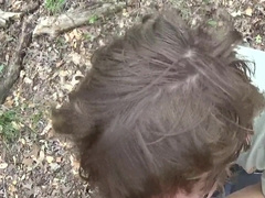 Outdoor ORAL PLEASURE Joy, Inhaling a Ginormous Fountain