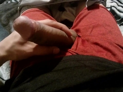Teenager Stud Frolicking with Pink Cigar