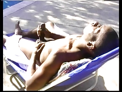 Dirty ebony guy doing the nasty