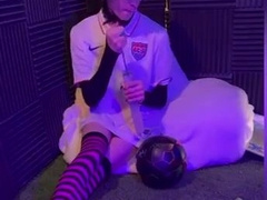 Smoking Cups and Scoring Goals(Femboy Pops In His Facehole