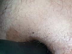 Dildo on my ass on cum inside my ass