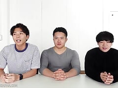 Asian Threesome Bareback