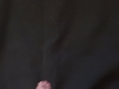 cum on black school skirt