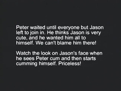 Horny Young Guys Swap Sloppy Blowjobs