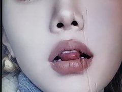 Cumtribute tongue Slut