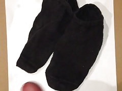 cumming on GF socks