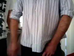 Sucking a neighbor's cock and he cums on my face 6