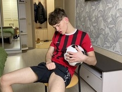 ronaldo stroking huge cock