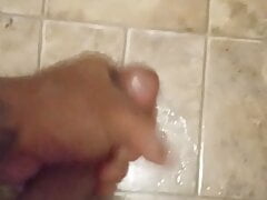Jacking off latin cock