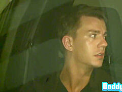 Young gay analrailed by grizzly after spitting on his meatpipe