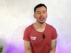 Canadian out of curiosity humps Brazilian guy staying in next door guest room