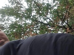 walk past the parking lot and masturbate