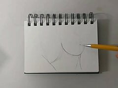 Step sister's boobs art