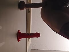 Taking turns with my dildos