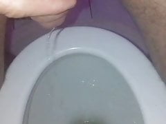Me pissing and wanking off a bit