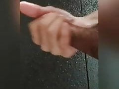 Handjob while showering and cum, lancap batang pancut