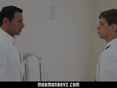 Two innocent boys exploring love for first time