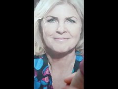 Irene Moors tribute with shot on face